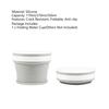 170ml/270ml/350ml Water Cup Foldable Detachable Silicone Food Grade Drink Mug Household Supplies
