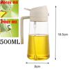 2-in-1 Sprayer Pourer Oil Empty Bottle Plastic Oil Container Dispenser Vaporizer for Kitchen Barbecue Camping Cooking Utensils