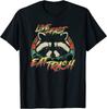 Live Fast Eat Trash Funny Retro Trash Panda Raccoon Unisex T-Shirt