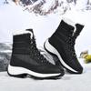 Fashion Shoes for Women Winter Cotton Shoes Platform Fashion Work Ankle Boots Outdoor Anti Slip Warm Plush Shoes Light Casual Snow Boots