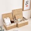 Imitation Rattan Hand-woven Baskets Vegetable Fruit Desktop Sundries Organizer