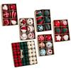 Christmas Tree Decoration Creative Ornaments DIY Wool Felt Balls Easy To Hang