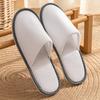 Disposable Unisex Slippers White One Size Non-Slip Hotel Slippers Home Comfortble Indoor Slippers