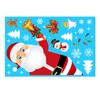 Electrostatic Glass Stickers On Christmas Windows And Christmas Stickers On Walls