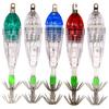 Waterproof Underwater LED Fishing Light Fish Lure Attracting Light Lamp with Squid Jig Hooks