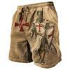 Boxing Shorts Pants 3D Print Fighting Training Retro VINTAGE Pirate  Compass Map Ship Boat Knight Unisex Men Women Quick Dry Fitness Gym Sport Workout