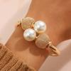 Simple Baroque Pearl Bracelet Women Personality Fashion Gold Color Bracelet Wedding Jewelry Birthday Gift