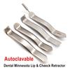 Dental Minnesota Lip Tongue Depressor Implant Cheek & Lip Retractor Mouth Opener Dentist Surgical Tool Autoclavable