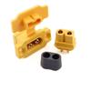 Black Yellow XT60BE-M-F  Connector East To Install Wire Cable Plug  for RC FPV Motor ESC