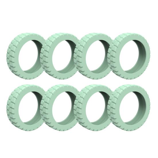 8 шт. Силиконовый чехол на колеса багажа, шумоподавление без царапин, 8-спиннер, колеса для ручной клади, защитный чехол для колес, аксессуары для дорожного багажа