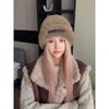 Plush Hat Autumn and Winter Women's Style Baotou Big Brim Small Fisherman Hat Big Head Circumference Woolen Hat Handicraft