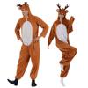 Unisex Adult Christmas Reindeer Costume Deer Animal Fancy Dress Party Jumpsuit Outfit