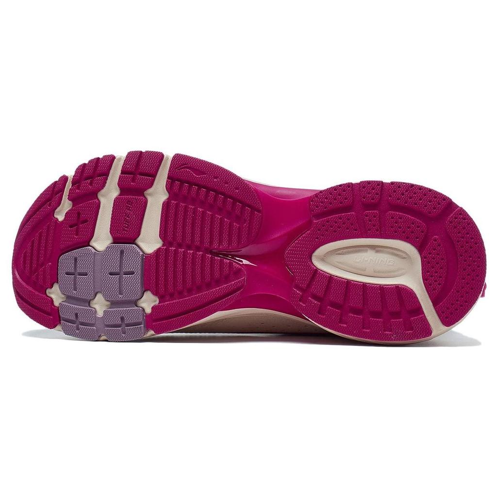 Disney X Li Ning Yixing Lite Strawberry Bear Collaboration Series Non-Slip Wear-Resistant Low-Top Casual Shoes Women Sneaker Pink AGCT236-4