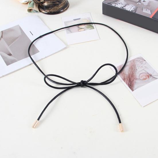 Imitation Leather Belt Lace-up Decorative Waistband Dress Shirt Tops Belt Versatile Fashion Accessory