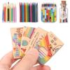 Painting Tools Miniature Color Pencil Dollhouse Decoration Doll Colorful Crayon Dolls Accessories