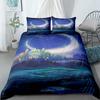 Celestial Moon Myth Duvet Cover Set UK Single Double King US Twin Full Queen Size Anime Bed Linen Set