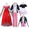 Miraculous Ladybug Season 6 Marinette Dupain-Cheng Casual Cosplay Costume Outfit with Pink Long Pants & Blazer Ladybug Noir Civilian Clothes for