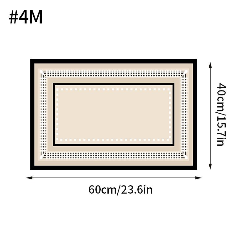 Simple Bath Mat  Bathroom Absorbent Floor Mats  U-shaped Toilet Foot Pad Non-Slip Floor Door Mat Bathtub Side Carpet Shower Rug