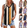 Women's Girl V Neck Tank Top Printing Casual  Top Tank Tops For Women Loose Fit Sleeveless Tops Flowy