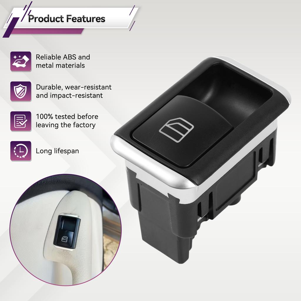 Passenger Side Electric Power Master Window Control Lift Switch For Mercedes Benz W204 W212 C E GLK Class 2049058202 A2049058202