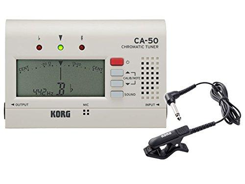 KORG Chromatic Tuner Contact Microphone Set CA-50 + CM-300-BK