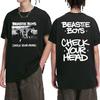 Hip Hop Groups Beastie Boys Check Your Head Album Print T Shirt Unisex Vintage Summer Short Sleeve T-shirts Men Women Cotton Top