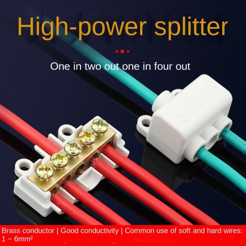 Quick Crimp Quick Wire Connector Terminal High Power Branch Terminal Block T-type Wiring Terminal