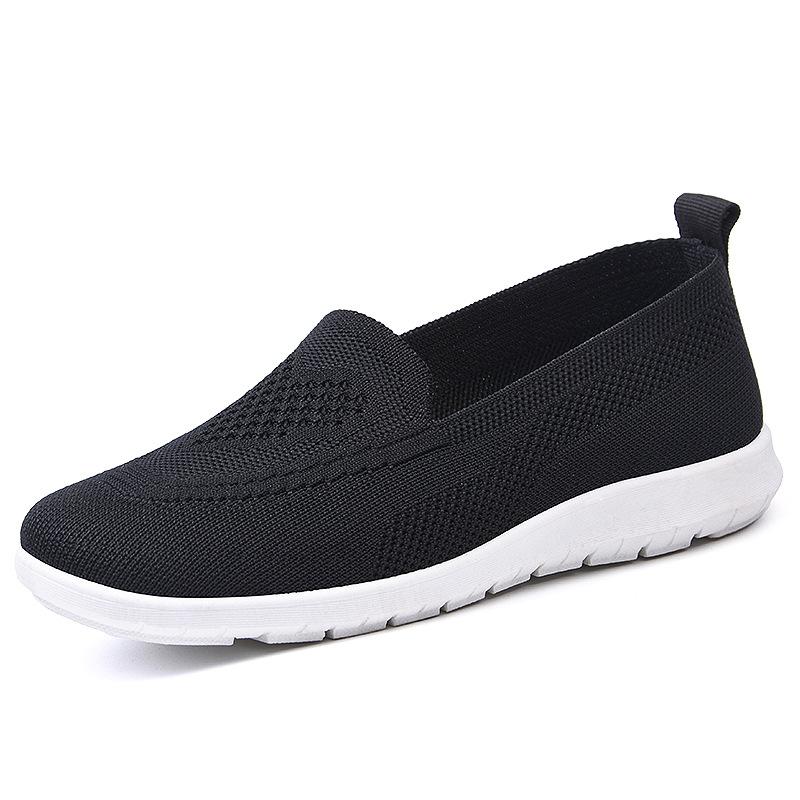 Fashion Women's Summer Shoes New Casual Shoes Mesh Breathable Flat Shoes Comfortable Soft Sole Non-slip Casual Women's