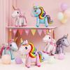 3D Cartoon Unicorn Balloon Decoration Happy Birthday Party Supplies Balloon Balony Banner Streamer Baby Shower Balloons