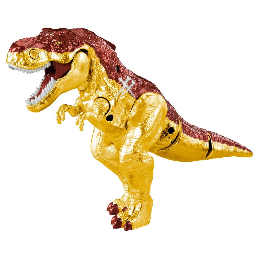TAKARA TOMY Ania Adventure Continent Ania Kingdom Big Ania King Gold Blaze Animal Dinosaur Toy for Ages 3 and Up (Tyrannosaurus)