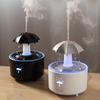 Rotating Umbrella Water Drop Humidifier Large Capacity with Light Scent Diffuser for Office Study Bedroom Tabletop Bedside Table