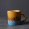 Creative Coffee Cup Coarse Pottery Water Cup Retro Supply Niche Ceramic Cup Japanese Ceramic Special-Shaped Cup