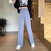 Women Loose High Waist Wide Leg Pants 2021 Spring Autumn Casual Straight Suits Pant Female Solid Plus Size 4XL Long Trousers