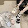 Original Lolita Shoes Girl Cute Doll Shoes Versatile Small Leather Shoes Round Head Bow Lolita Single Shoes