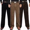 2024 Corduroy Pants Winter Casual Pants Straight Stretch Thick Corduroy Trousers