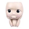 Face Planter Pots Large Caliber Resin Drainage Hole Design Creative Head Succulent Planters Pot for