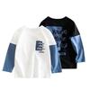 27kids 2024 Autumn Korean-Style Boys' Long-Sleeve T-Shirt