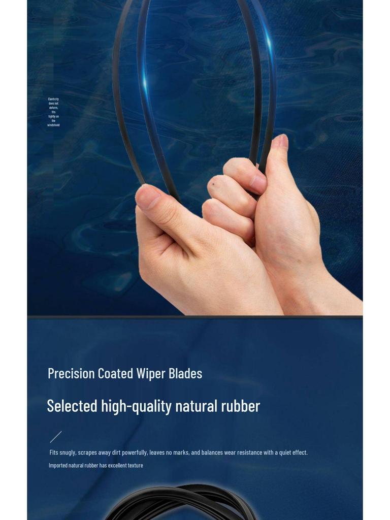 Suda SA01/SD01 Genuine Silent Front Windshield Wiper Blades for Bone-Free, Specialized Car Use.