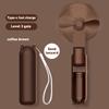 Handheld Small Fan Portable Creative Mini Three Speed Adjustable Solid Color Charging Small Fan Folded Led Lighting Phone Holder