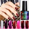 8ml Metallic Gel Nail Polish Mirror Effect Soak Off UV Gel Varnish Semi Permanent Nail Art Varnish DIY Nail Decoration LM