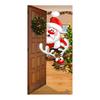 Christmas Door Cover Merry Christmas Backdrop Banner Outdoor Front Porch Door Sign for Holiday Door Wall Home Decor Photo Backgrounds