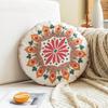 Moroccan Ethnic Style Hand-embroidered Round Pillowcase Living Room Sofa Cushion Ball Indian Decorative Pillow