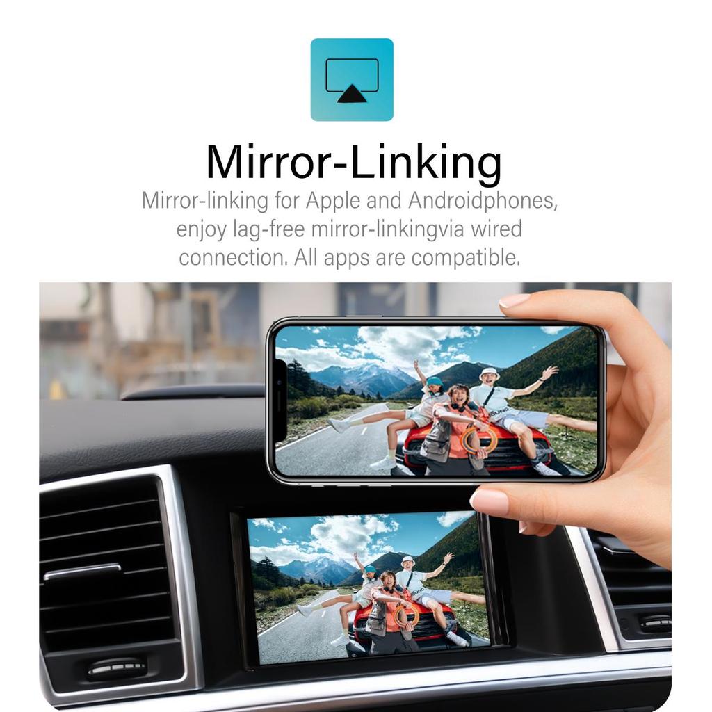 Sinairyu Wireless CarPlay Android Auto Interface Mirror-Link Compatible For Mercedes Benz ML GL Class with NTG4.5/4.7