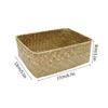 Decor Cosmetic Storage Container Woven Seagrass Storage Baskets Straw Rattan Basket Picnic Basket