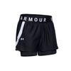 Play Up Retro Two-In-One Shorts Women Shorts Black 1351981-001