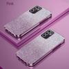 Shiny Glitter Plating Silicone Case for Samsung Galaxy A55 A 55 A35 A25 A15 A05 A05S A54 A34 A24 A14 A04s Bling Soft Back Cover