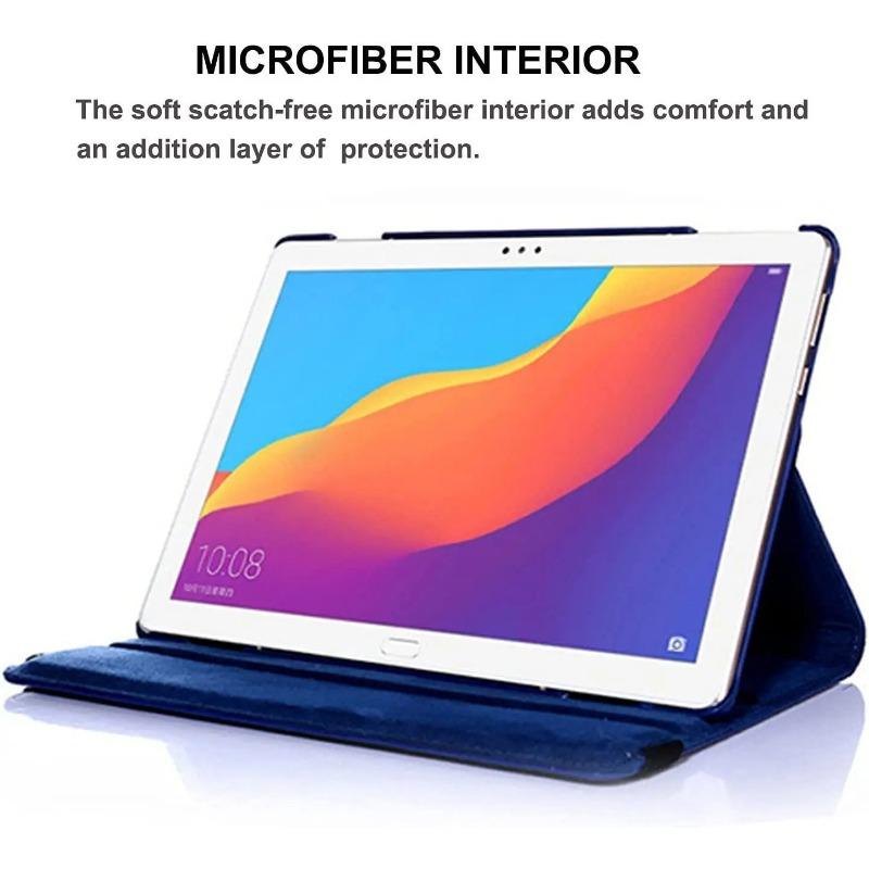 360 Rotating Case for Huawei Mediapad T5 10.1 AGS2-W09/W19 AGS2-L09/L03 Tablet Cover T3 9.6 M5 Lite 10 M6 10.8" Stand Cover Case