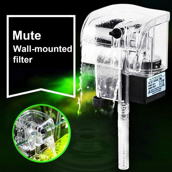 Filter Pump 3-in-1 Oxygen Supply Purifier Fish Tank Water Circulation Device for Aquarium