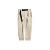 Li Ning X Jackie Chan Kung Fu Series Solid Color Cuffed Waistband Loose Casual Pants Men Pants Khaki AKXSB01-2