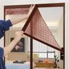 1 Set Summer Door Screen Net Anti Mosquito Insect Fly Bug Curtains Net Automatic Closing Door Screen Kitchen Curtains Magnet Net
